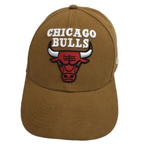 Chicago Bulls Ultra Game NBA Brown Adjustable Snapback Cap Basketball Sports Hat